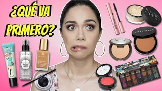 ¿QUÉ VA PRIMERO EL ORDEN PARA APLICAR EL MAQUILLAJE  MARIEBELLE COSMETICS [upl. by Neerom]