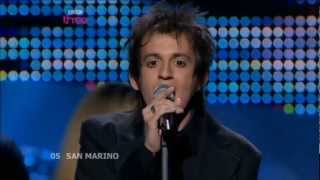 Eurovision 2008 San Marino HD Miodio  Complice [upl. by Haas]