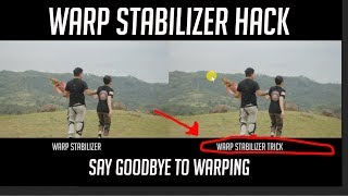 Warp Stabilizer HACK  Premiere Pro Tutorial  Smooth Shots without WARPING [upl. by Braun]