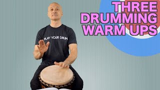 3 Djembe Warmups  Djembe Lesson [upl. by Matthews555]