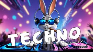 TECHNO MIX 2024 🎧 Rave Techno Remixes for Party Gym and Car Music [upl. by Jilleen]