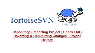 TortoiseSVN Features  Repository  Importing Project  Check Out  Reverting amp Committing Changes [upl. by Arodasi953]