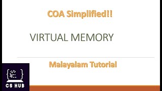 Virtual Memory  Detailed Explanation  Associative Memory Page Table COA Malayalam [upl. by Salvatore]