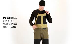 Airblaster Beast Bib Snowboard PantsFit Review  Tactics [upl. by Ilaw]