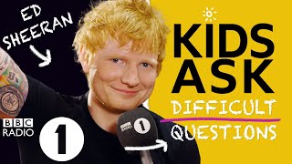 quotHarry Styles was at thatquot Kids Ask Ed Sheeran Difficult Questions [upl. by Earehs]