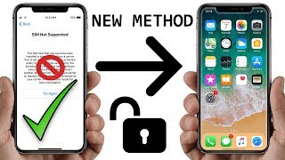 How to Fix Sim Not Supported iPhone 11XSXRX8765  Unlock iPhone NetworkCarrier Without Gevey [upl. by Stan]