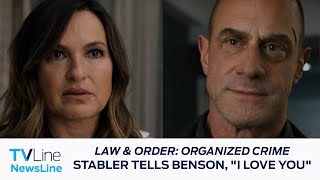 Law amp Order Organized Crime Stabler Tells Benson quotI Love Youquot  NewsLine [upl. by Bower]