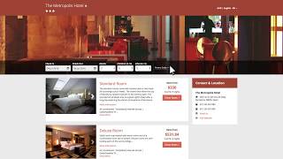 Hotel Direct Bookings TheBookingButton by SiteMinder Demo Video [upl. by Ahilam]