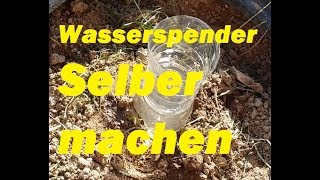 How to make a WATER COOLER  Wasserspender selber bauen [upl. by Slerahc605]