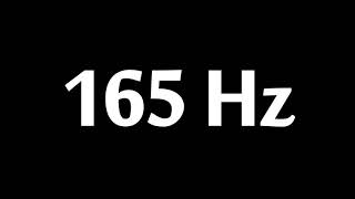 165 Hz Test Tone 1 Hour [upl. by Heise]