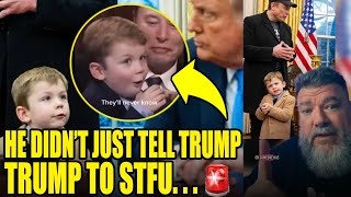 Musk’s Son DRILLS Trump in VIRAL Video Internet Goes WILD [upl. by Enitsenrae6]