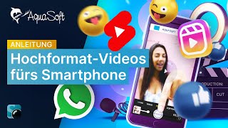 ANLEITUNG  HochformatVideos schnell erstellen Produktvideo Short Reel WhatsApp 🎬📲 [upl. by Fleck]