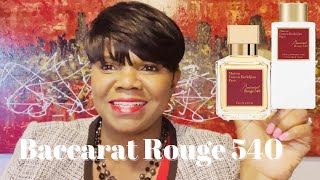 Baccarat Rouge 540 Perfume  Lotion Review  Faylene’s World [upl. by Eimaral]