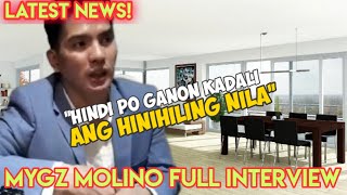 LATEST NEWS MYGZ MOLINO FULL INTERVIEW [upl. by Oiracam178]