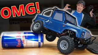 Ultimate MINI Indoor RC Rock Crawler Car  epic fail [upl. by Nywg]