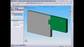 SolidWorks  Empreinte [upl. by Monetta]