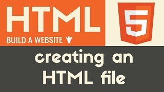 Creating an HTML file  HTML  Tutorial 3 [upl. by Alard10]