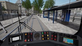 TramSim Munich  Gameplay  Line 28 [upl. by Naiviv]