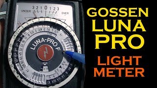 Gossen Luna Pro F Light Meter  Crash Course [upl. by Bores]