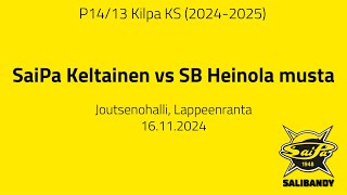 P1413 Kilpa KS SaiPa Keltainen vs SB Heinola musta 16112024 [upl. by Nolaj459]