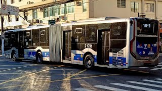 Rua Vergueiro  Movimentação de Ônibus [upl. by Tewfik]