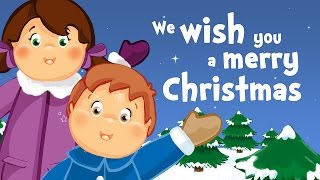 We wish you a merry Christmas christmas song for kids with lyrics [upl. by Aileda418]