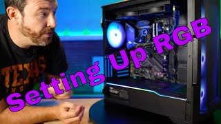 ARGB DRBG RGB How to setup LEDs in your Gaming PC [upl. by Rednaskela]