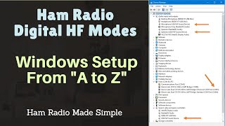 Windows amp Rig Setup For Ham Radio Digital Modes [upl. by Dulcine]