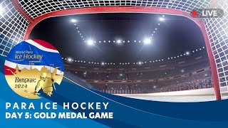 🔴LIVE Para Ice Hockey – Gold Medal Game  Day 5  World Championships Cpool  Bangkok 2024 [upl. by Fred319]