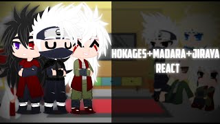 HokagesMadaraJiraya React To Kakashi And Naruto [upl. by Monroy]