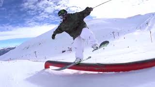 Snowpark Skiing In Andorra  Henrik Harlaut [upl. by Bertasi125]