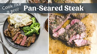 The Perfect PanSeared OvenFinished Steak [upl. by Clarice]