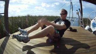 LEARN TO BAREFOOT WATER SKI  BEGINNER STARTS [upl. by Nels]