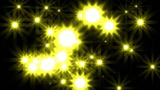 Yellow Stars Moving into Camera Royalty Free Backgorund Video Effect Footage AA VFX [upl. by Hunt]