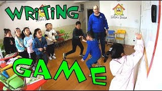 WRITING GAME  ESL Game  ESL teaching tips [upl. by Ahsocin724]