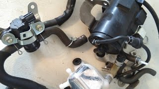 Crf450L Solenoid Delete Air injection and Canister Removal Great Mod [upl. by Moses]