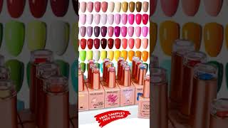 Neon colors Kit Gel Nail Polish Soak Off Private Label Gel Polish Set Bottle an pigmentsticks [upl. by Ugo]