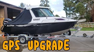 Garmin ChartplotterSonar Install and some Boat Maintenance [upl. by Naimed]