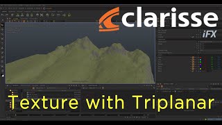 Texturing Terrains with Triplanar in Clarisse [upl. by Odel]