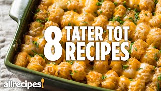 Top 8 Tater Tot Recipes  Recipe Compilations  Allrecipescom [upl. by Euqinomod]