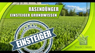 Rasendünger  Grundwissen für Einsteiger  Düngertipps  Rasenpflege [upl. by Giralda]