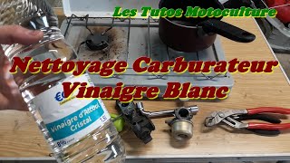 Carburateur bouché  Nettoyage au vinaigre blanc [upl. by Bechler451]