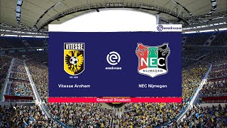 ⚽ Vitesse vs NEC Nijmegen ⚽  Eredivisie 04072024  Fifa [upl. by Tenner]