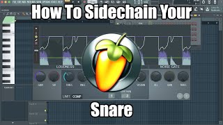 How to Sidechain your Snare  FL Studio Tutorial [upl. by Niwre]