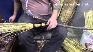 How to make a straw broom [upl. by Enileme789]