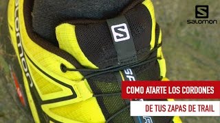 Como atarse con seguridad los cordones de unas zapatillas de trail [upl. by Assirroc]