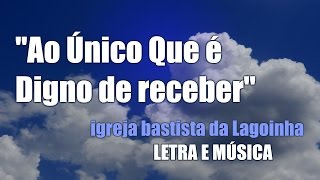 HINO DE LOUVOR 1647  GLÓRIA A DEUS NAS ALTURAS [upl. by Ahseiym332]