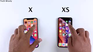 iPhone X vs iPhone XS Speed Test amp Ram Management [upl. by Loy]