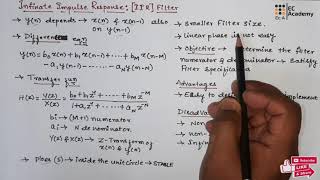 DSP74 Introduction to infinite impulse response IIR Filter  EC Academy [upl. by Rodrich968]