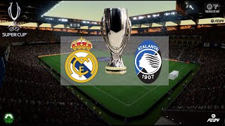 REAL MADRID vs ATALANTA  FINAL SUPERCOPA DE EUROPA  EA FC24  PSD1EZ [upl. by Bithia910]